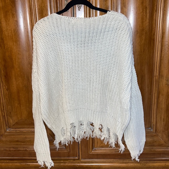 On the Road Oversized Fringe Sweater - Picture 2 of 8